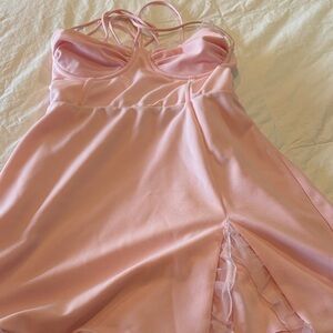 Lucy in the Sky Blush Pink Mini Dress